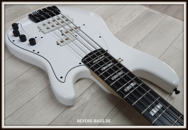 Preview: Sandberg California II VM5 Ebony, Custom Color Polar White Highgloss
